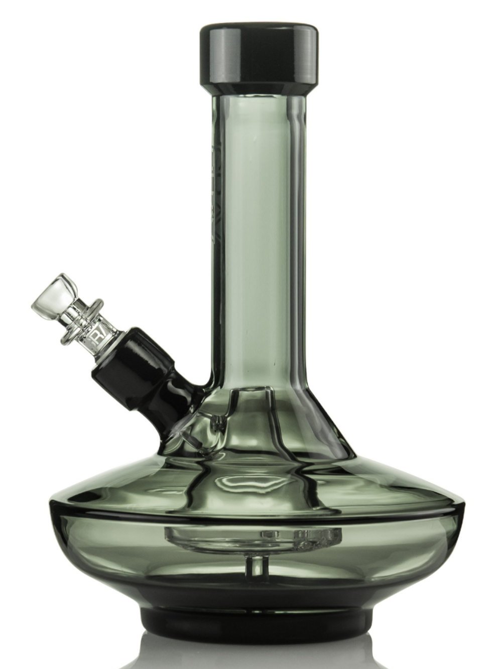 Smoke Color Wide Base Bong Fat Buddha Glass