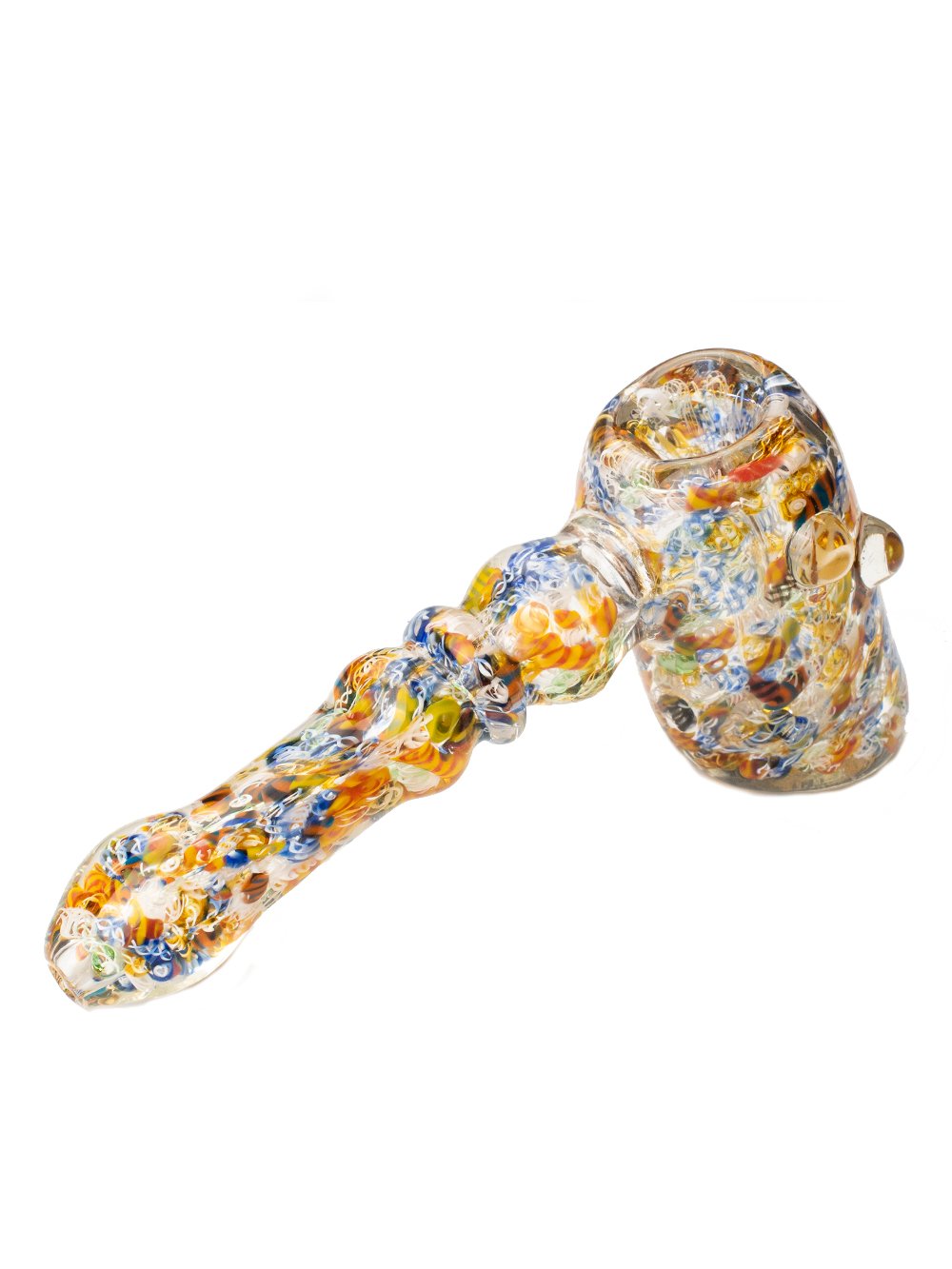 Confetti Hammer Bubbler Fat Buddha Glass