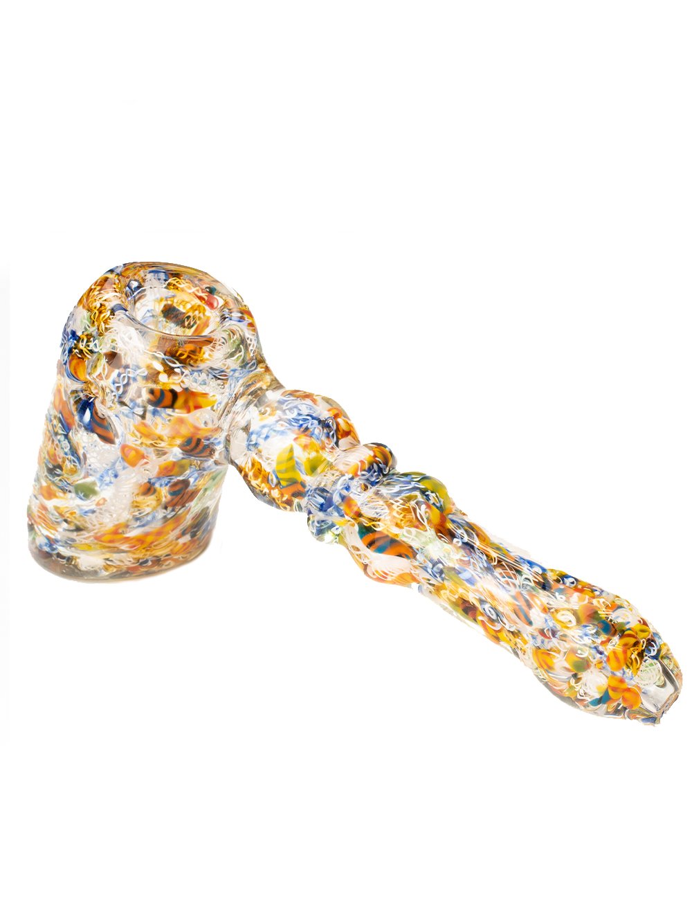 Confetti Hammer Bubbler Fat Buddha Glass