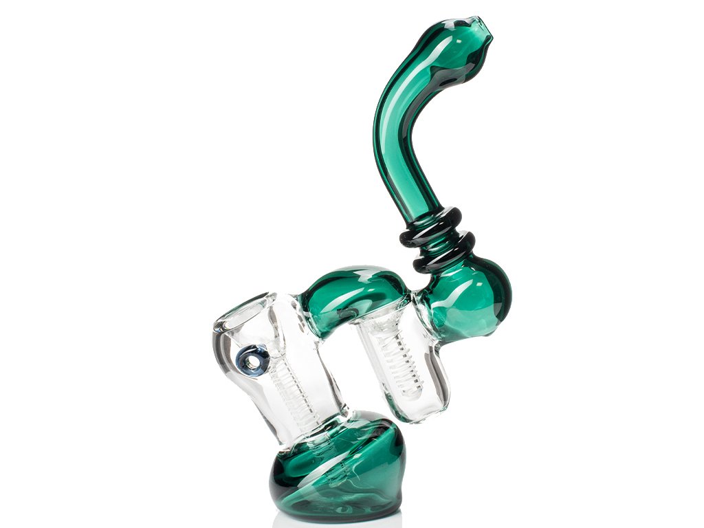  Double Chamber Bubbler Fat Buddha Glass