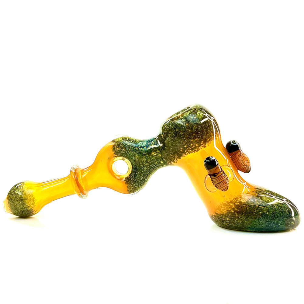 Fat Buddha Glass Bubbler Honey Bee Bubbler Pipe
