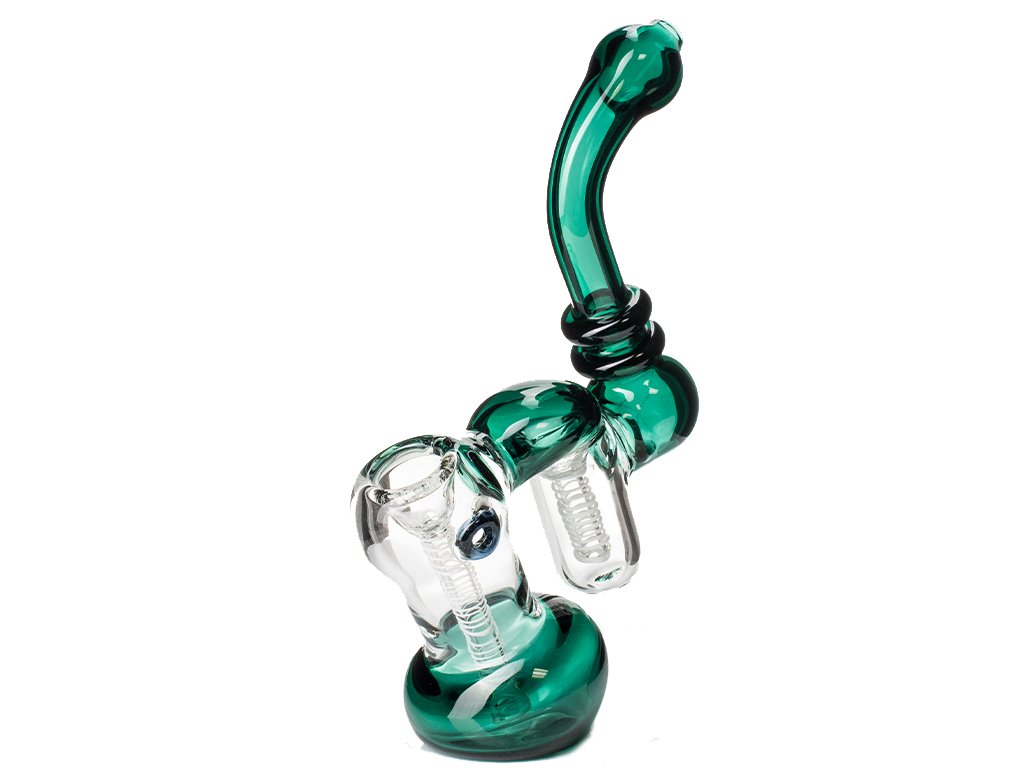  Double Chamber Bubbler Fat Buddha Glass