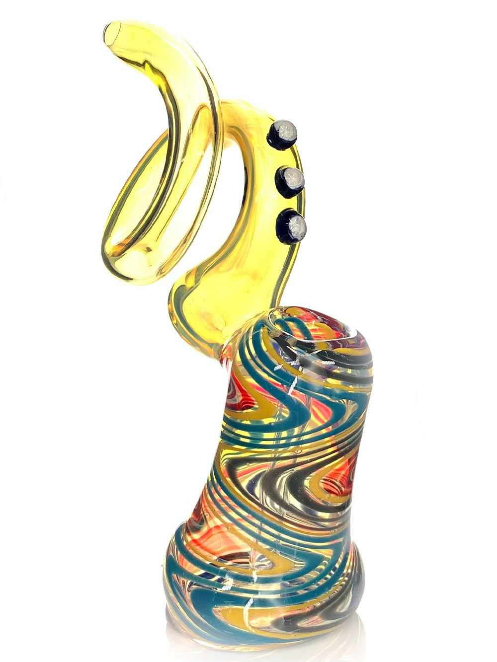Fat Buddha Glass Bubbler Twisted Bubbler