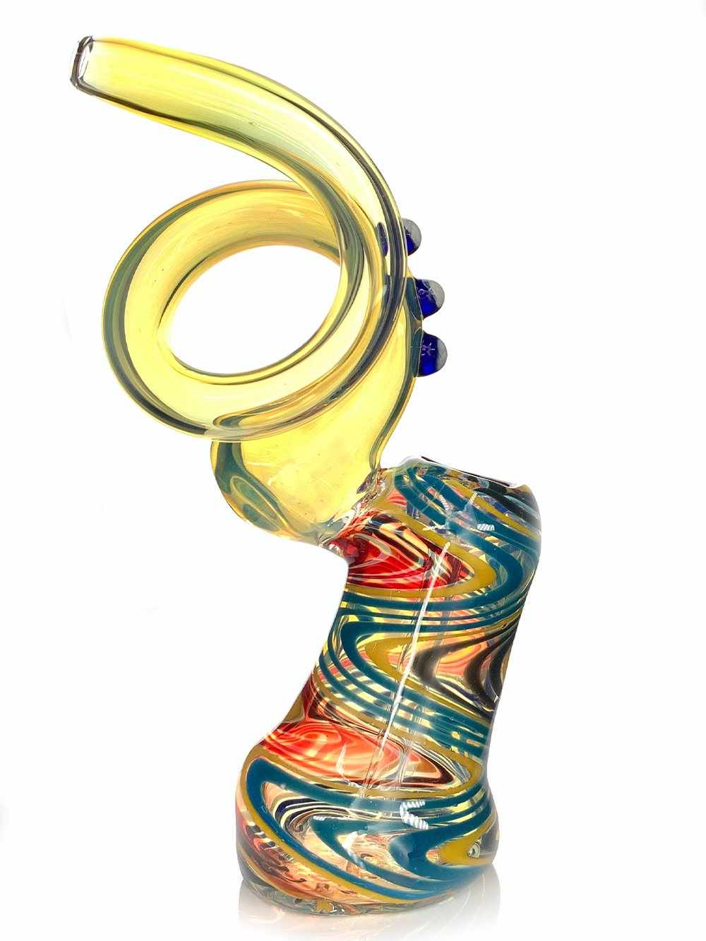 Fat Buddha Glass Bubbler Twisted Bubbler