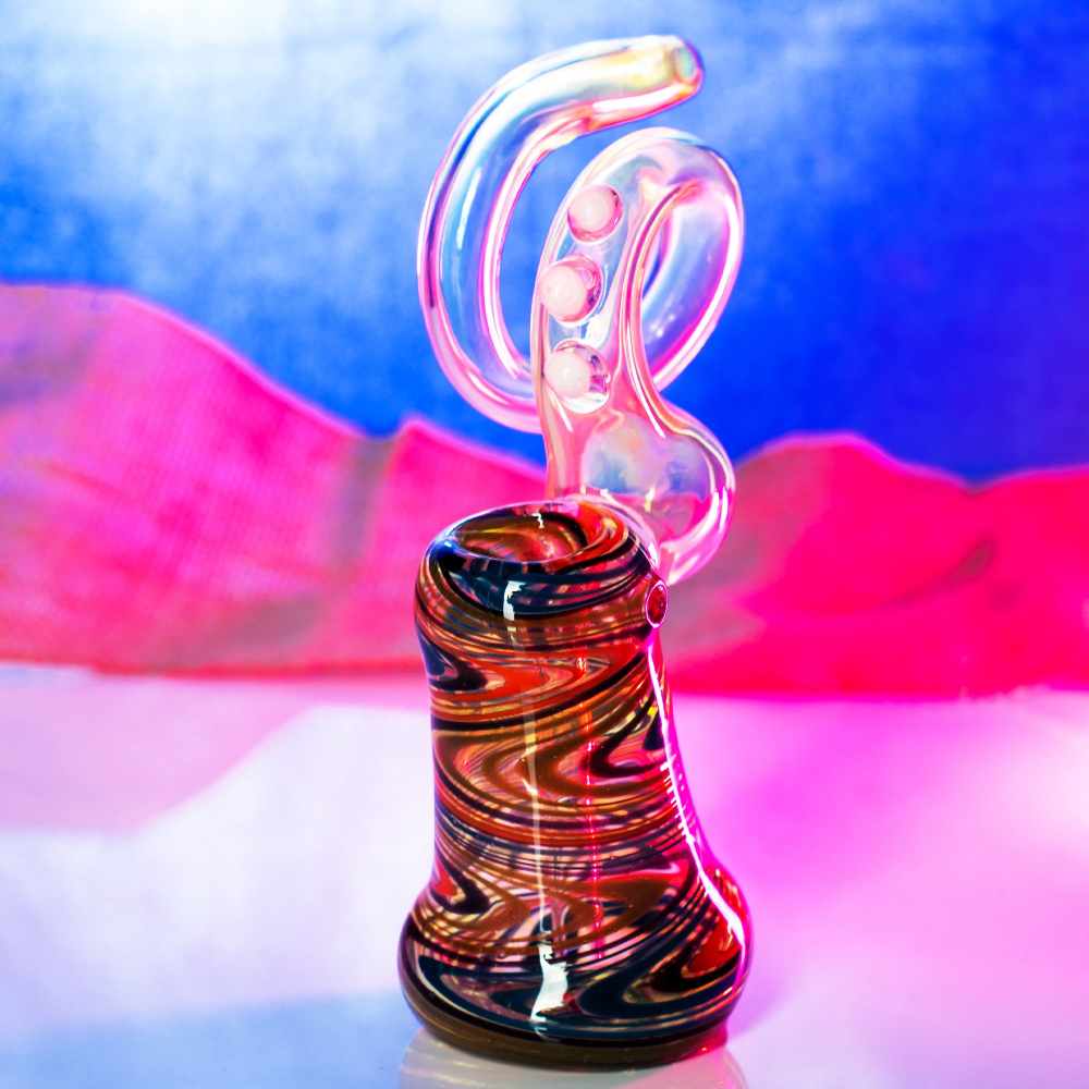 Fat Buddha Glass Bubbler Twisted Bubbler