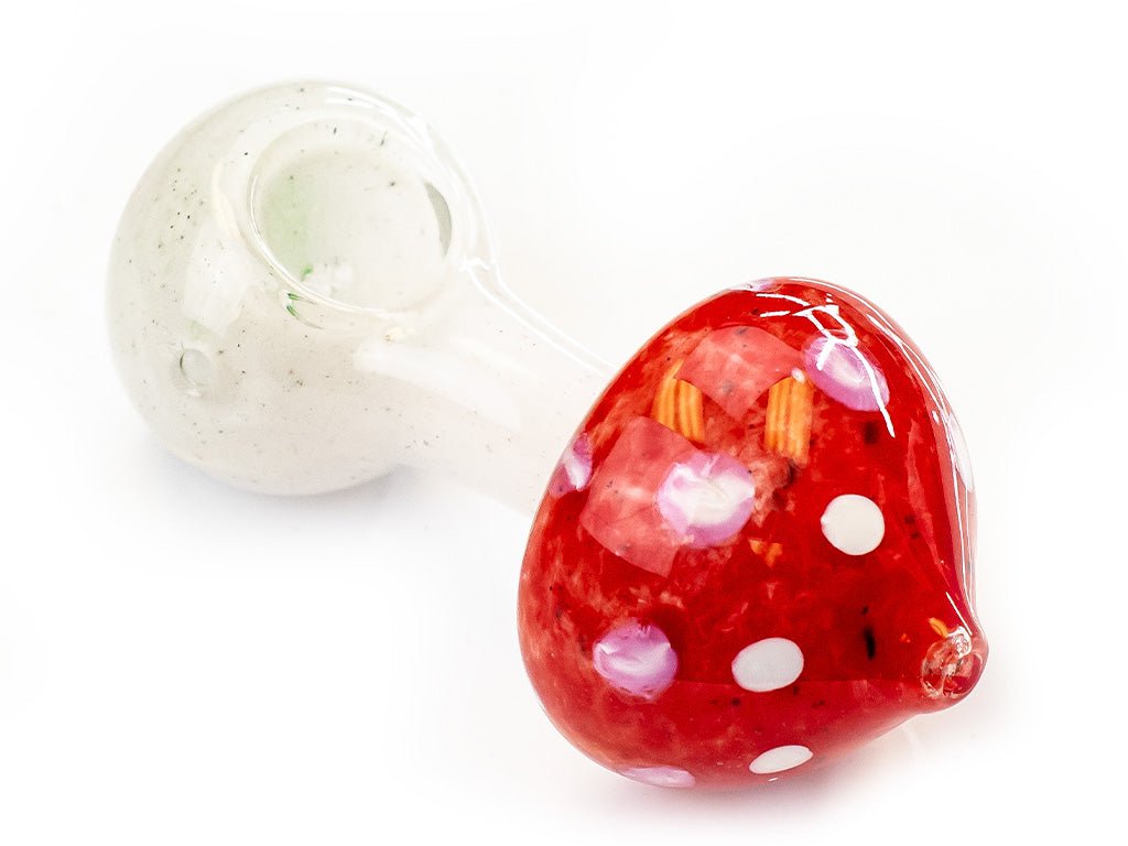 Fat Buddha Glass Mushroom Glass Pipe