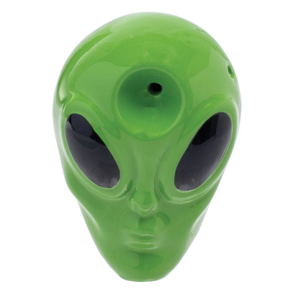Fat Buddha Glass Pipe Ceramic Alien Pipe