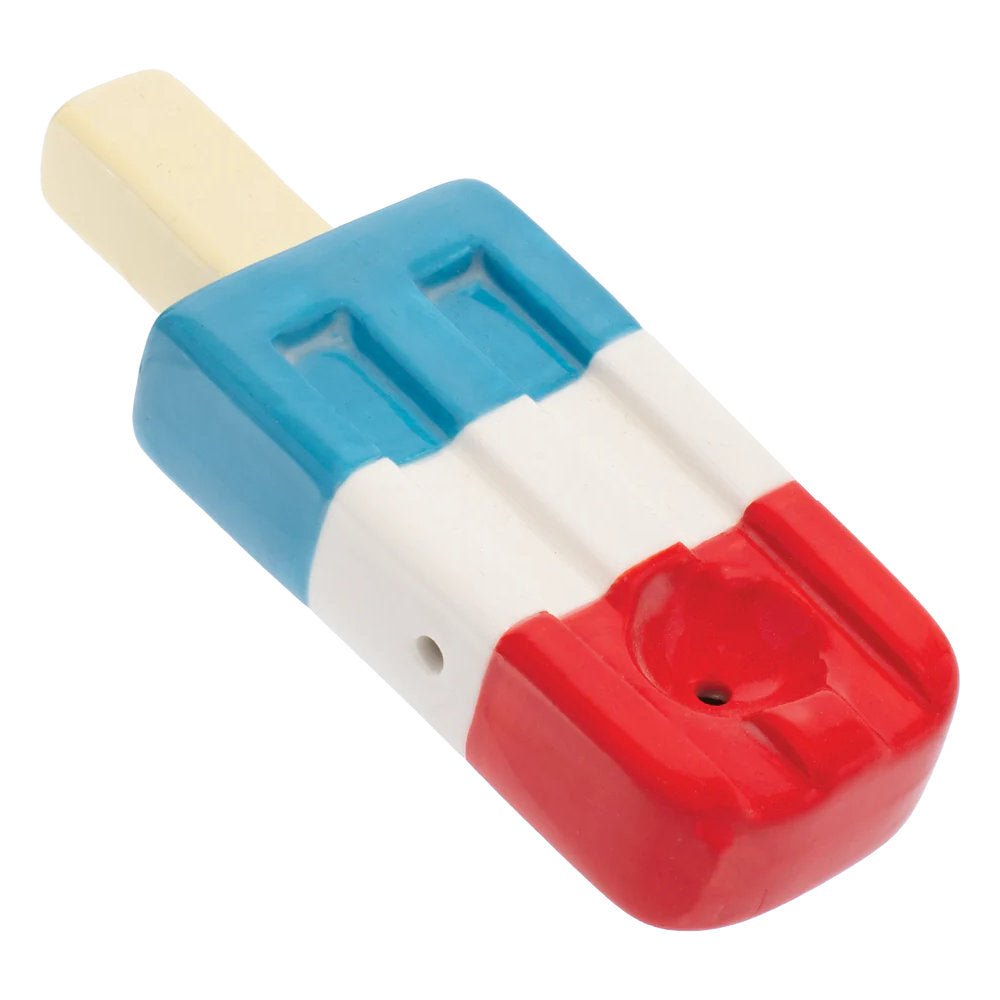 Fat Buddha Glass Pipe Ceramic Popsicle Pipe