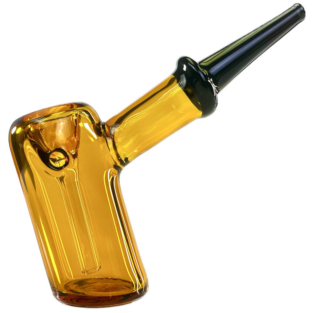 Fat Buddha Glass Pipe Clear Glass Sherlock Smoking Pipe