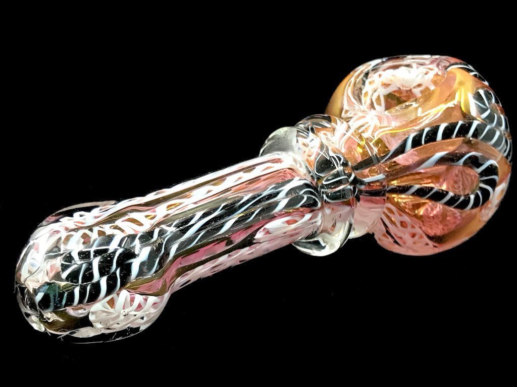 Fat Buddha Glass Pipe Color Changing Double Maria Glass Pipe