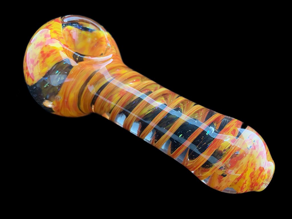 Dichroic Glass Pipe Fat Budhha Glass