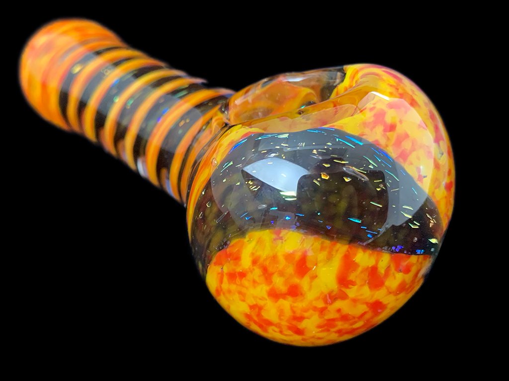 Dichroic Glass Pipe Fat Budhha Glass