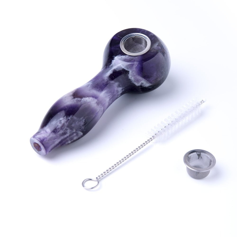 Astral Project Pipe Gemstone Spoon Pipe