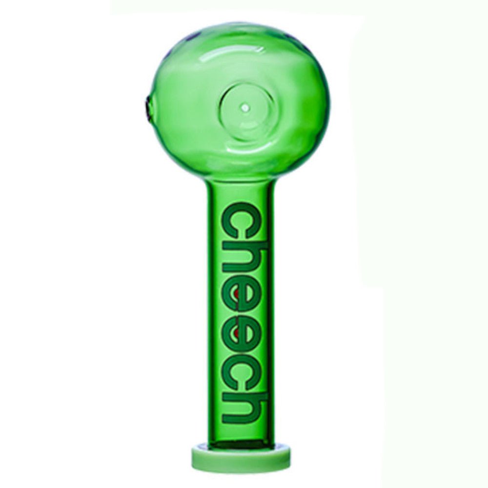 Cheech Glass Pipe Green Huge Spoon Pipe