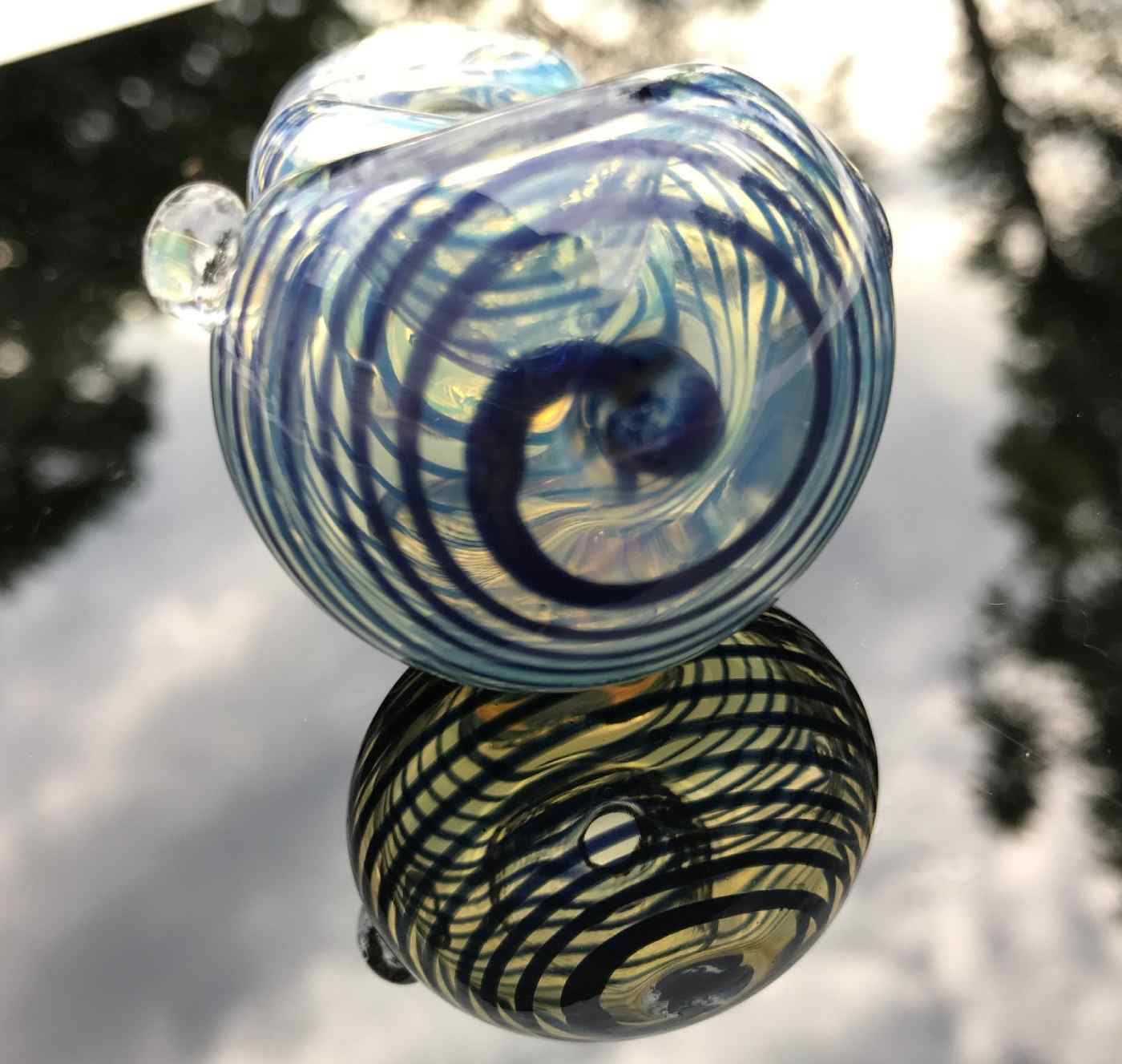 Fat Buddha Glass Pipe Infinity Glass Pipe