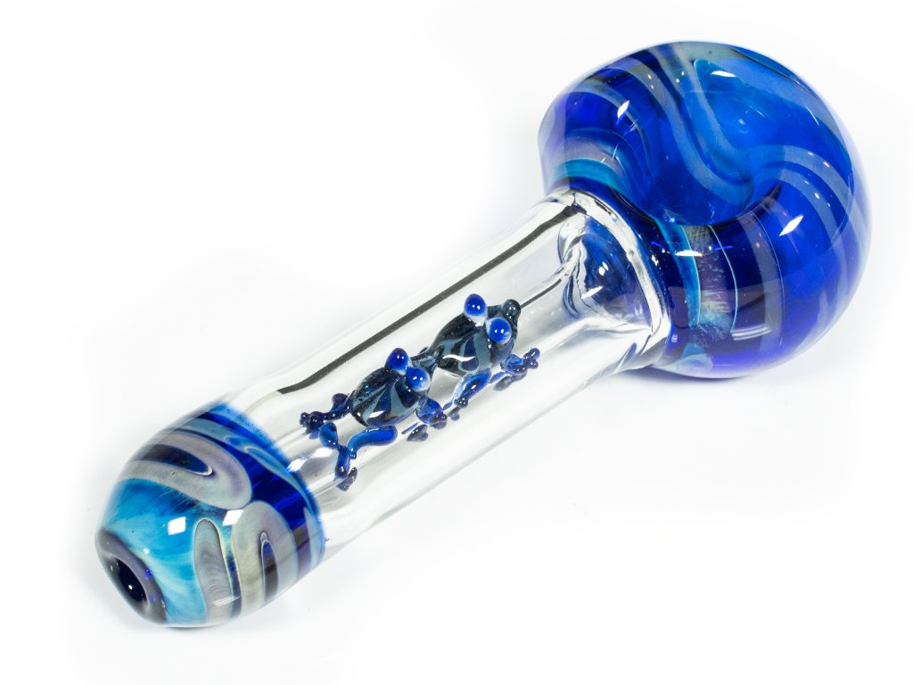 Fat Buddha Glass Pipe Inside Out Frog Glass Pipe KS40