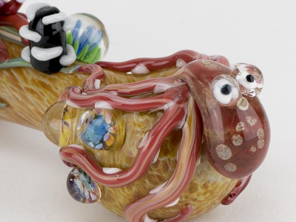 Kraken Small Pipe Fat Buddha Glass