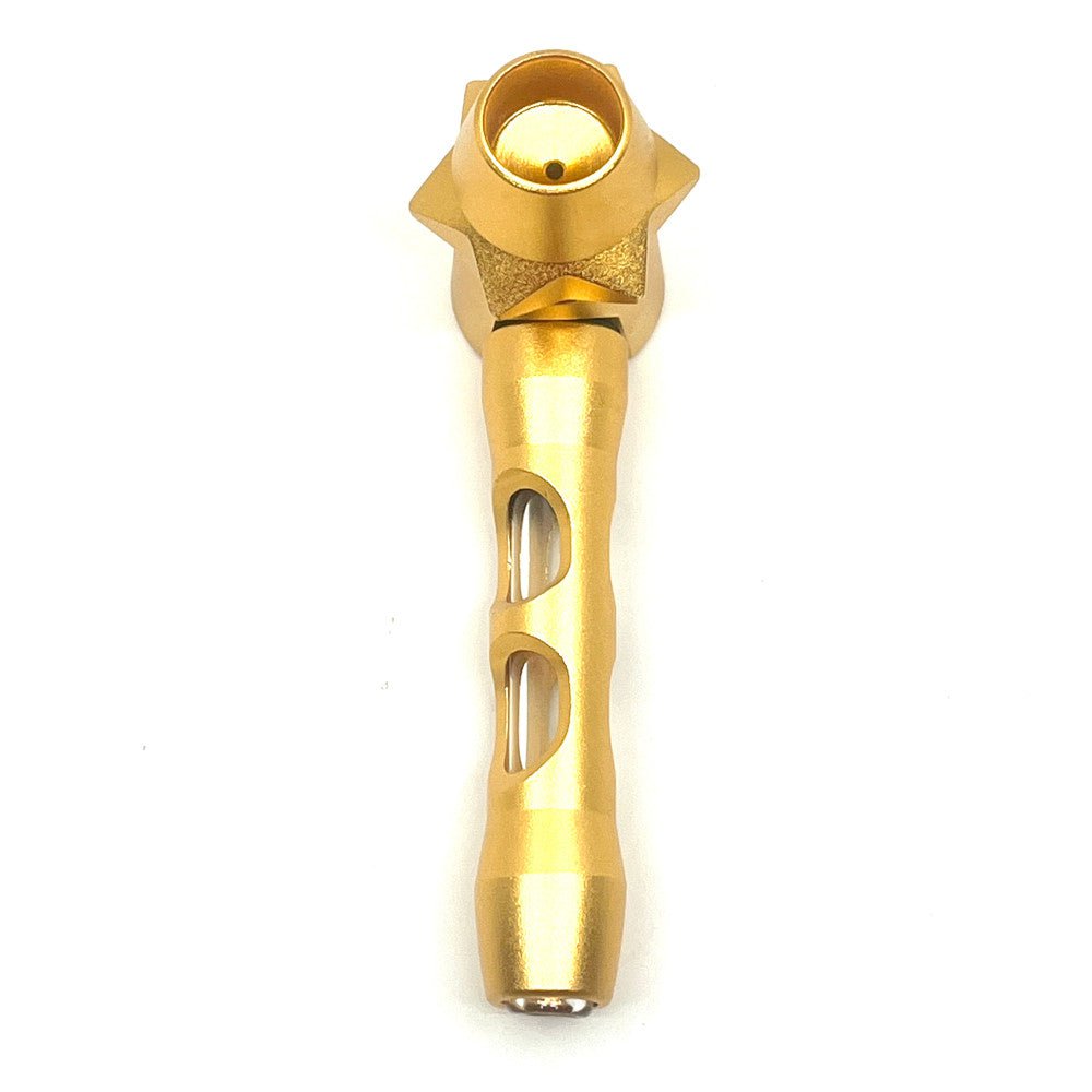 Cheech Glass Pipe Metal Fidget Handpipe