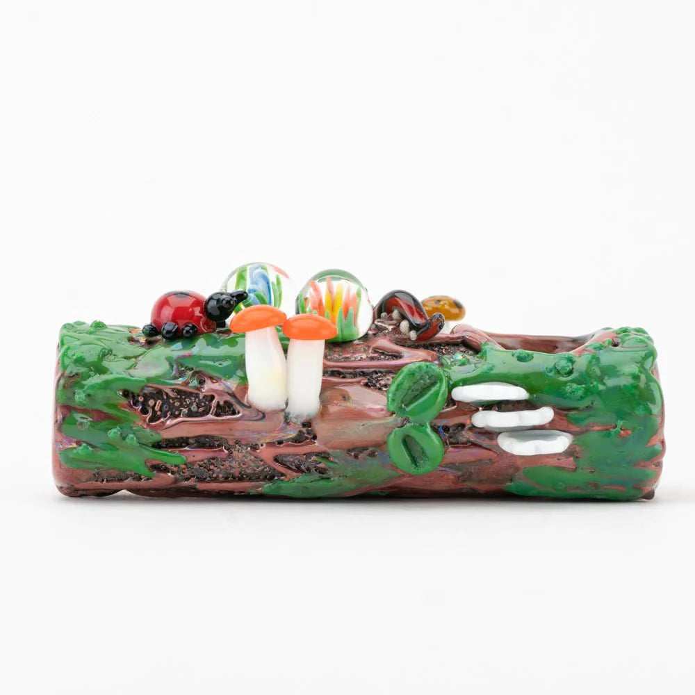Empire Glassworks Pipe Mossy Log Pipe