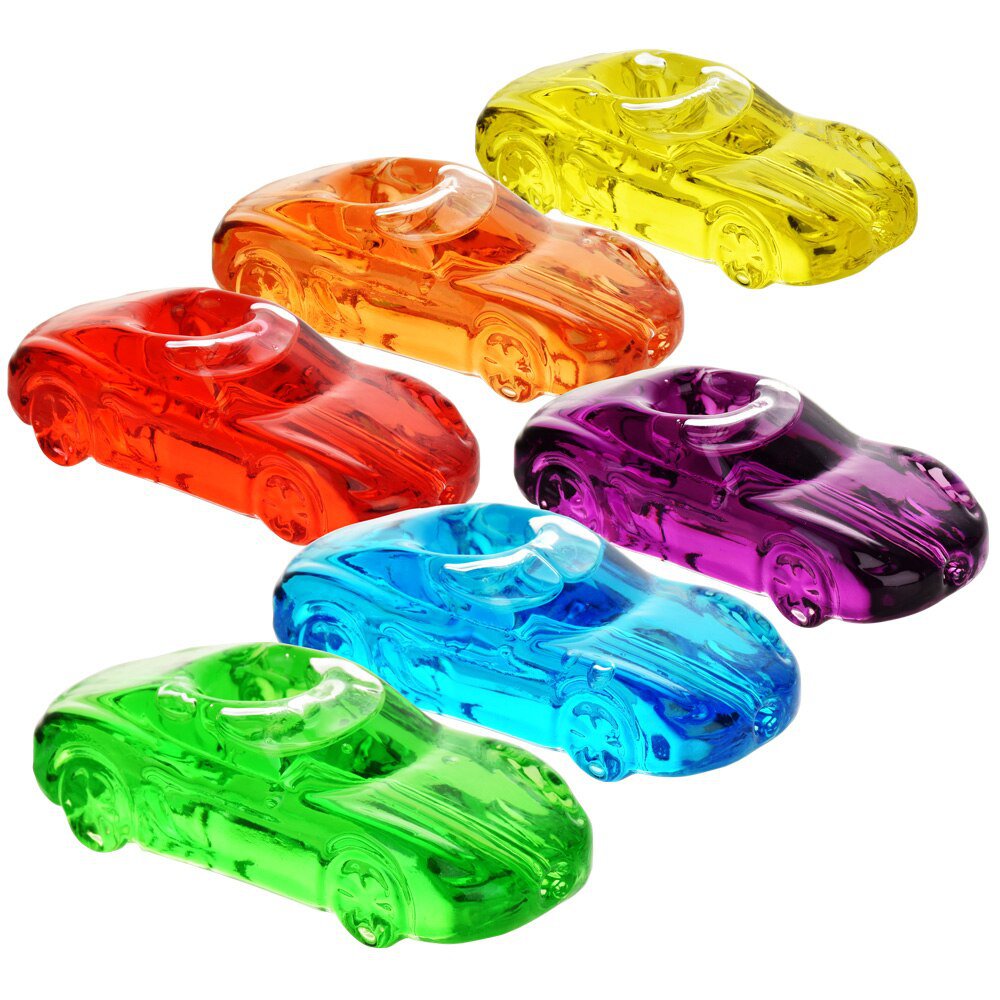 Fat Buddha Glass Pipe Purple Freezable Car Pipe