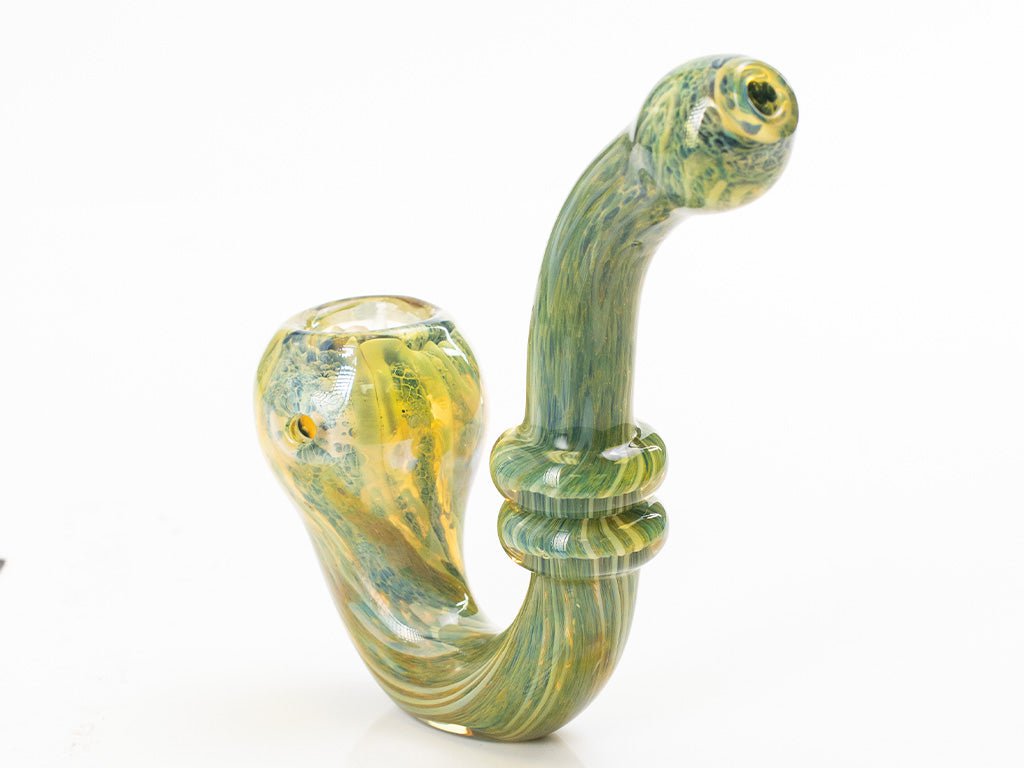 Fat Buddha Glass Pipe Purple Haze Glass Sherlock Pipe