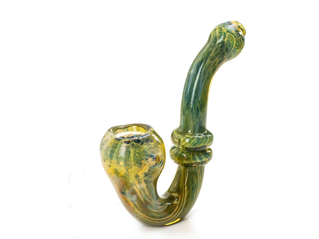 Fat Buddha Glass Pipe Purple Haze Glass Sherlock Pipe