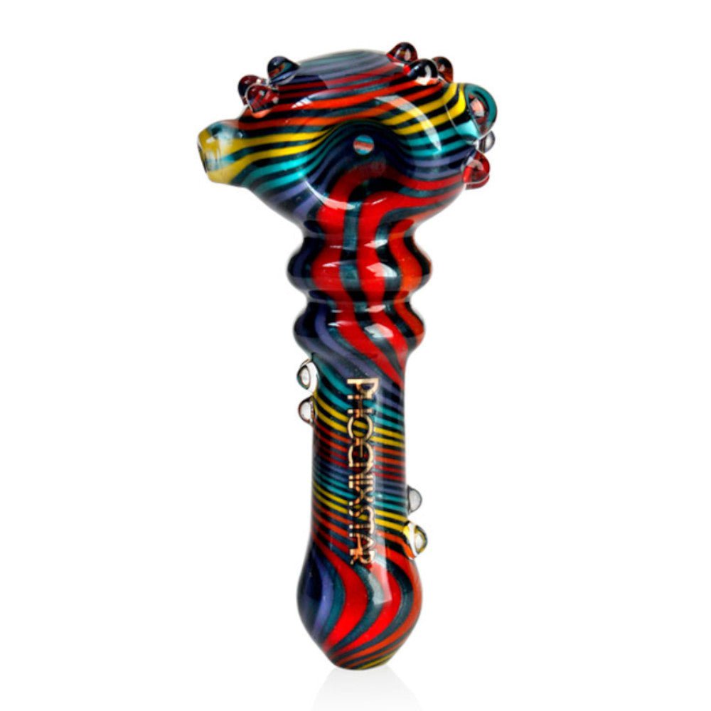 Phoenix Pipe Rainbow Stacked Glass Pipe