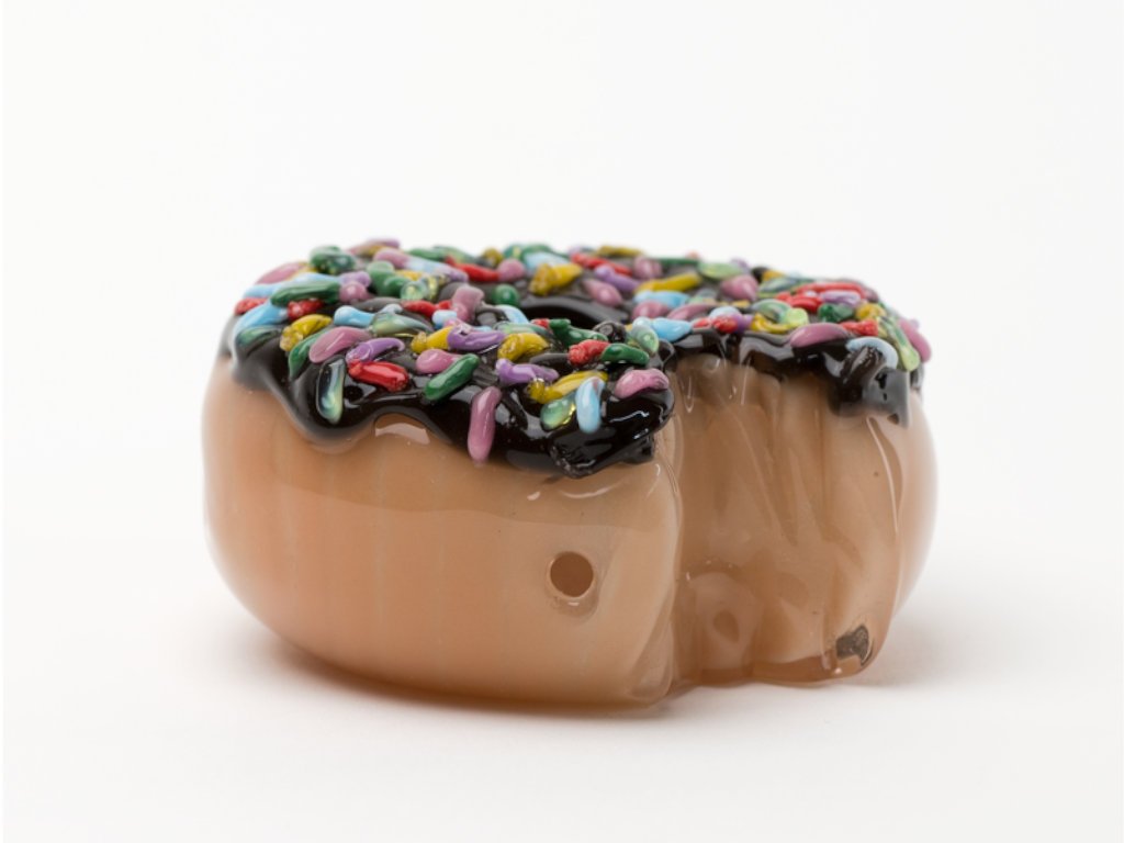 Sprinkle Donut Pipe Fat Buddha Glass
