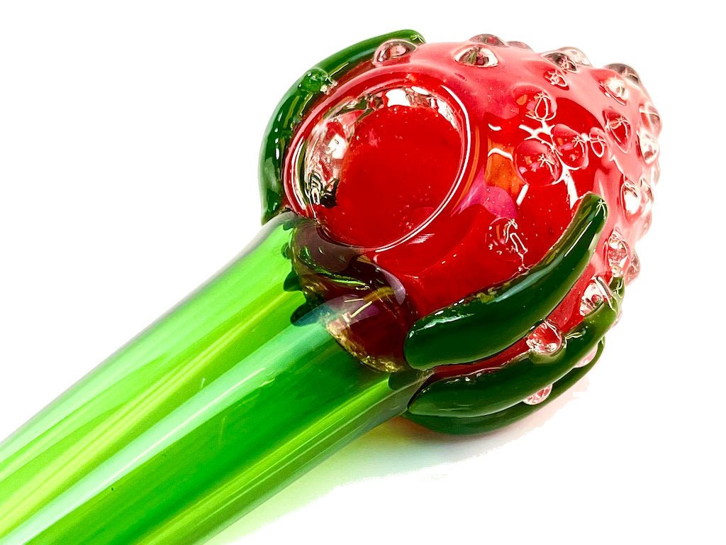 Fat Buddha Glass Pipe Strawberry Pipe