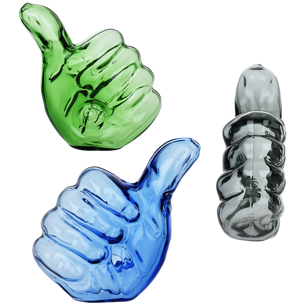 Pulsar Pipe Thumbs Up Glass Pipe