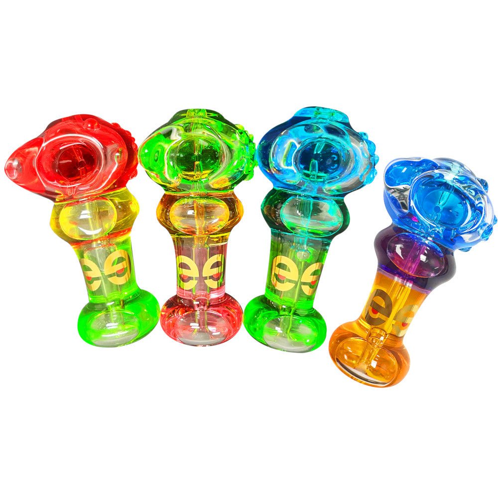 Cheech Glass Pipe Triple Glycerin Freeze Pipe