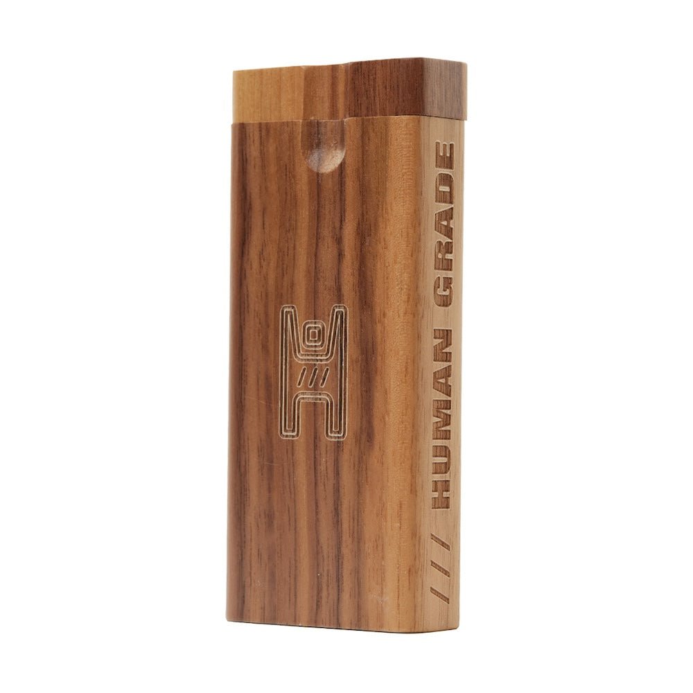 Human Grade PIpe Walnut Natural Wood Dugout