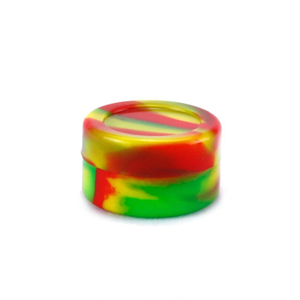 Silicon Wax Jar Container Fat Buddha Glass