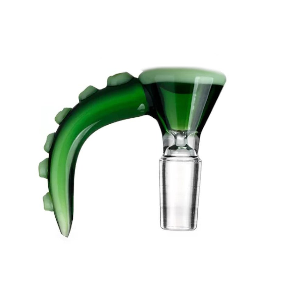 Fat Buddha Glass Tentacle Horn Bong Bowl